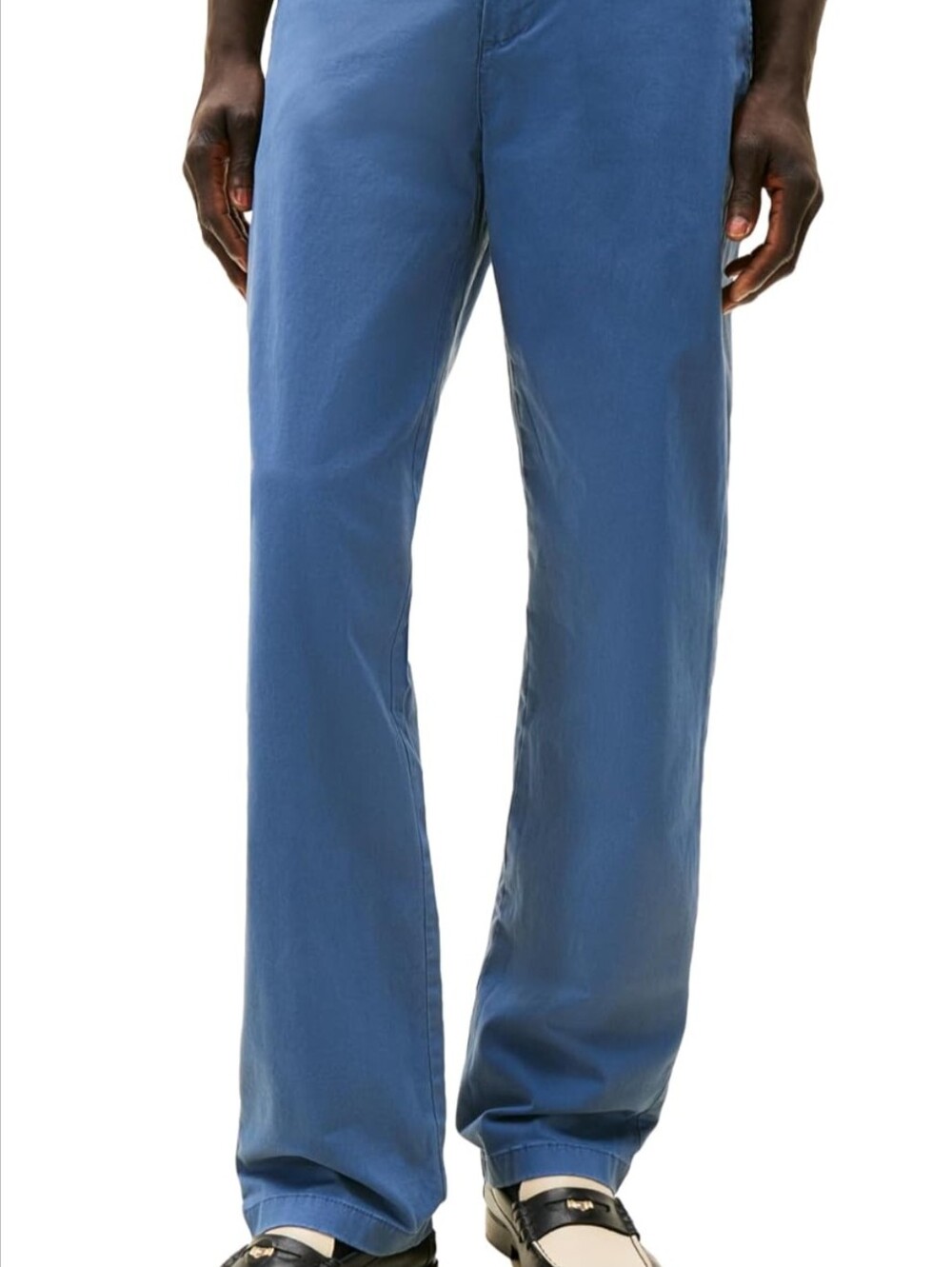 Tommy Hilfiger Mens Comfort Stretch Cotton Chino Pants Bayhead Blue 32 X 32 NWT